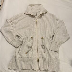 EUC Varley Women's Cream Zip-Up Jacket